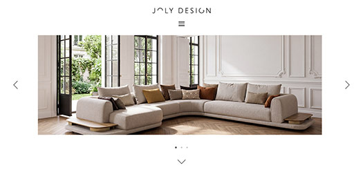 Développement du site JolyDesign